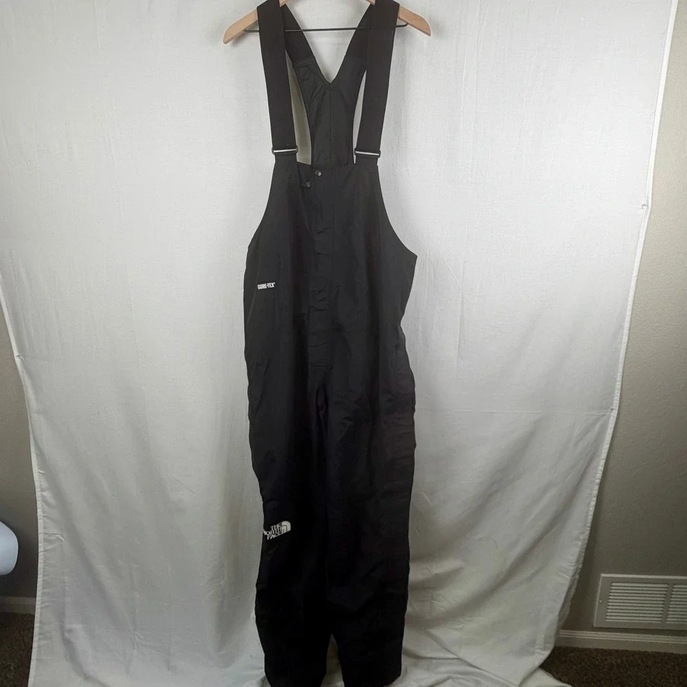 The North Face Gore-Tex Mountain Bib Overalls Mens XL Black Ski Snowboard Pants